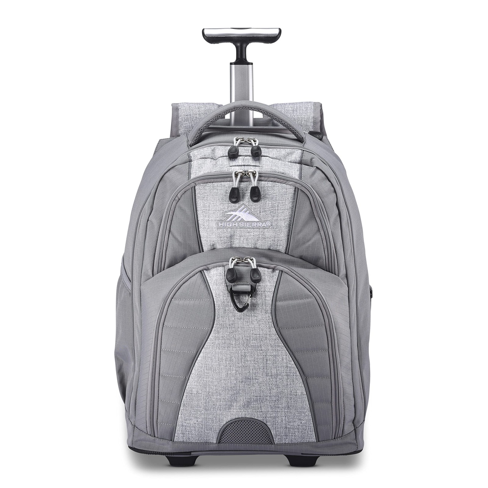 Freewheel Wheeled Laptop Backpack, Silver Heather, 20.5 x 13.5 x 8-Inch