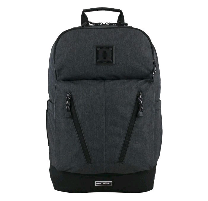 Eastsport Unisex Academic Backpack, 15″ laptop, Multi-compartments, Dark Grey