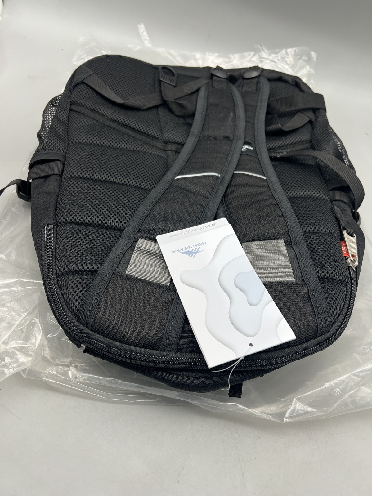 High Sierra 4 ZIPPER LAPTOP POUCH Backpack (Black)NWT