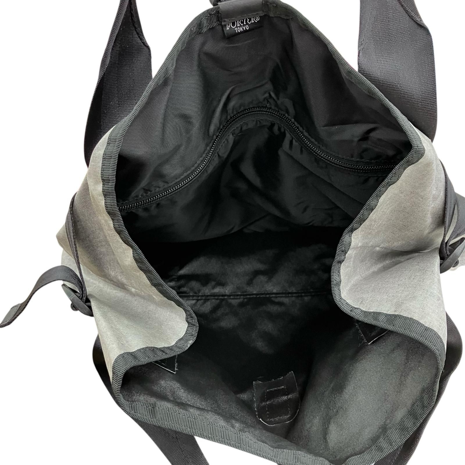 PORTER Backpack Nylon Gray Men’s W42cm H44cm D18cm Used Japan