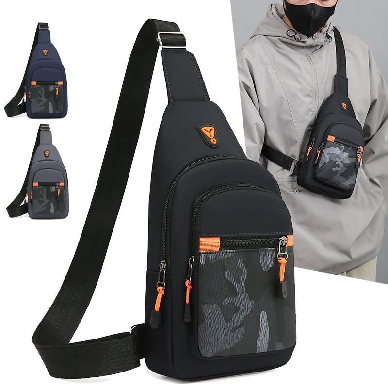 Men’s Chest Bag Crossbody Sling Backpack Large Capacity Sports Travel Bag