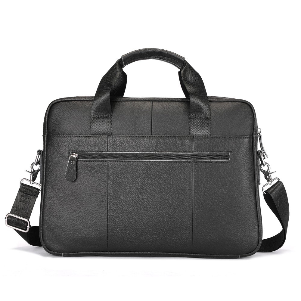 Men’s Top Grain Leather Briefcase Business Work Laptop Messenger Shoulder Bag