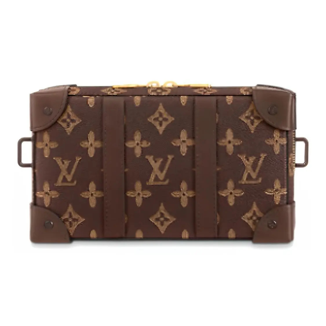 LOUIS VUITTON SOFT TRUNK Box Bag Shoulder Crossbody Wallet Men’s 8.8x2x5.5 in