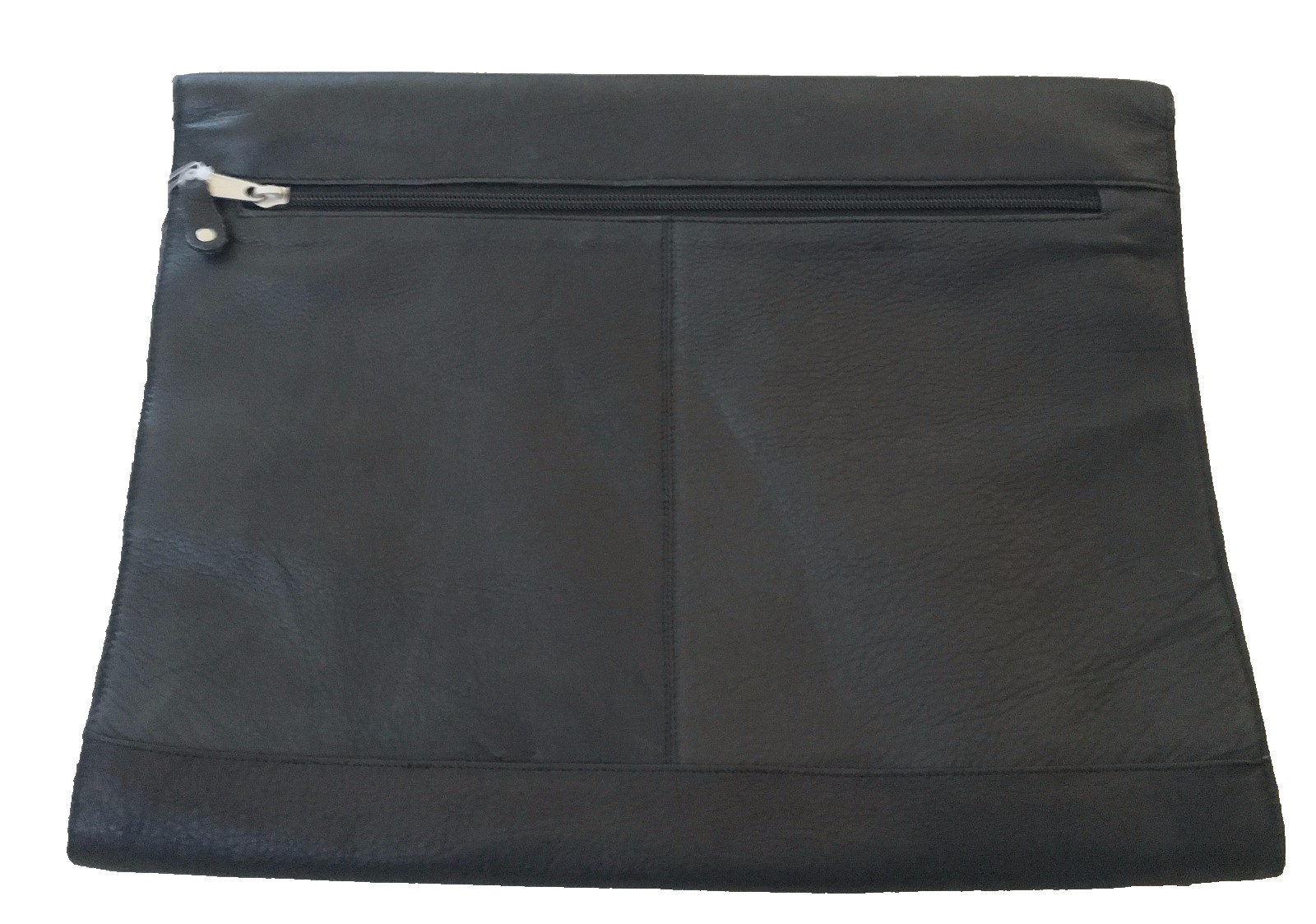 NWT Canyon Outback Black Cowhide Leather Meeting Organizer Large 16 x 11 x 2.5