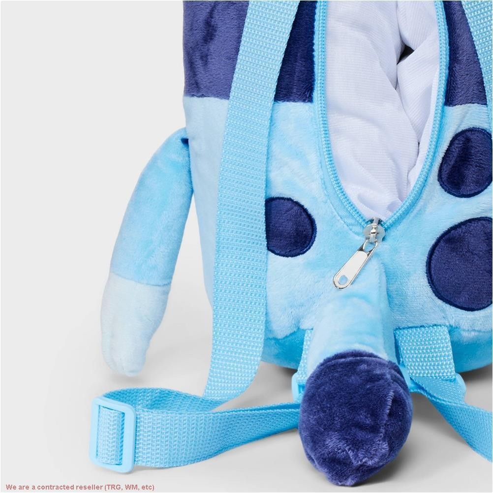 Kids’ Bluey Plush 16″ Backpack – Blue