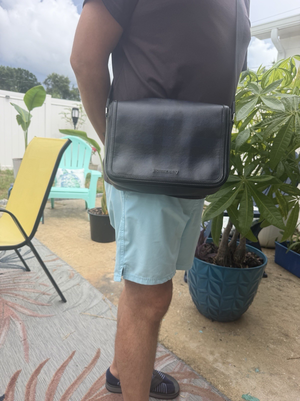 Authentic Burberry Navy Alfred messenger Bag ** Just dropped from $1100 to $900