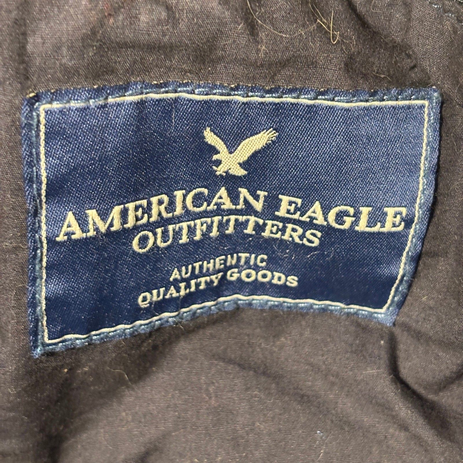 RARE Vtg Y2K American Eagle Duffle Bag Multicolor Plaid Canvas Carry On Weekend
