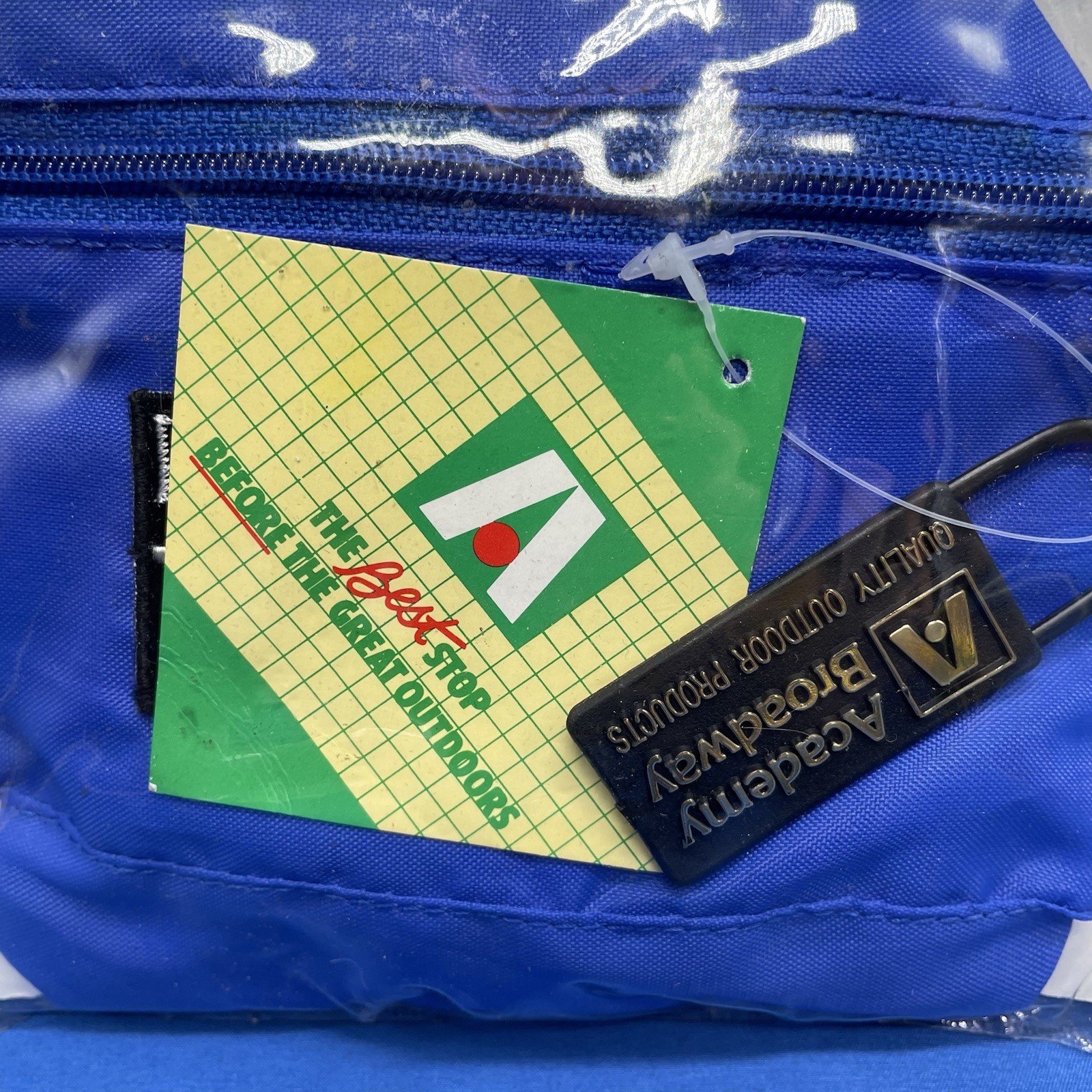 Vintage 90s Fanny Pack Academy Broadway Hip Pocket NEW SEALED Blue 7.5x4x3in Vtg