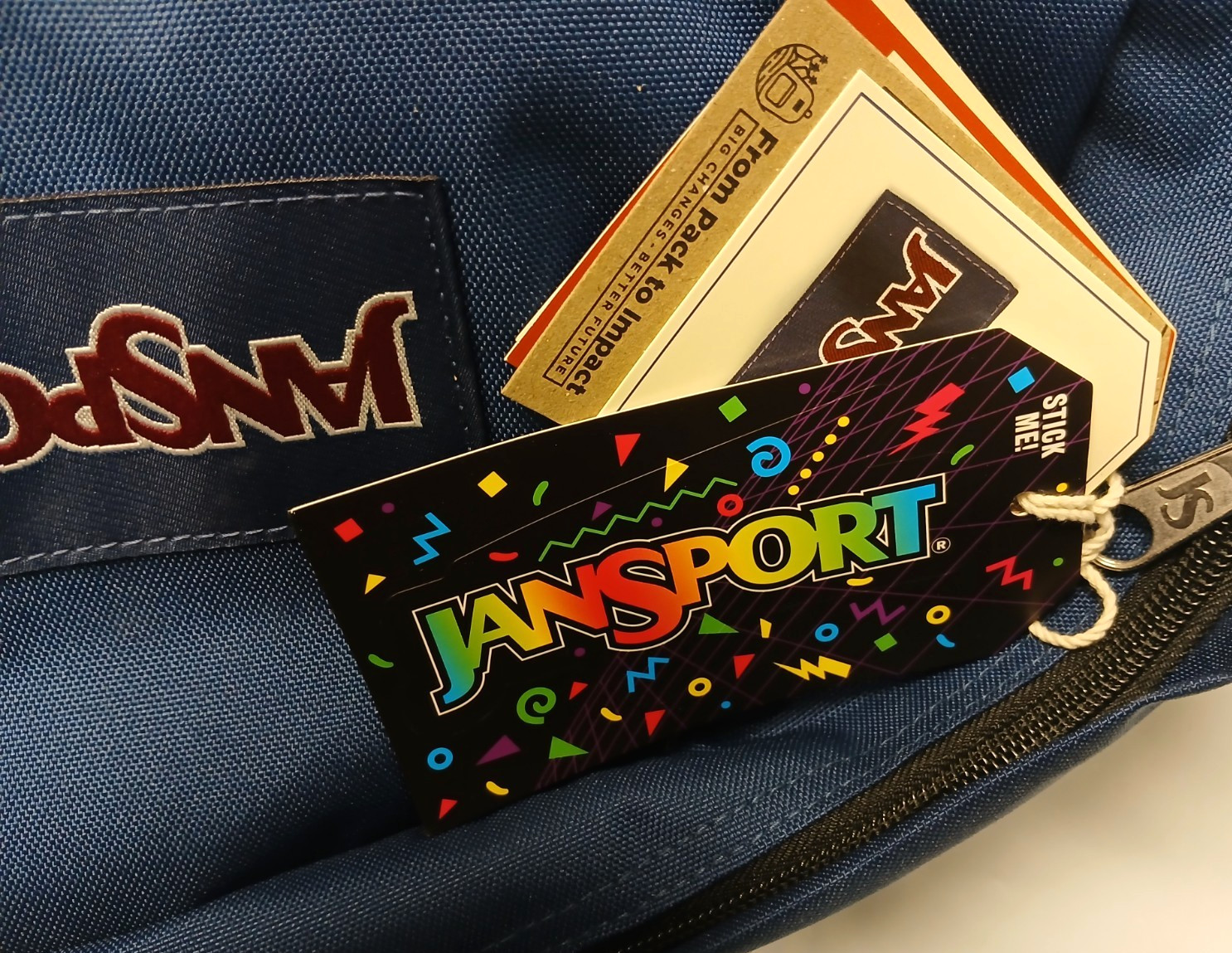 JanSport College Laptop Backpack Navy 26L Lightweight Travel School Bag