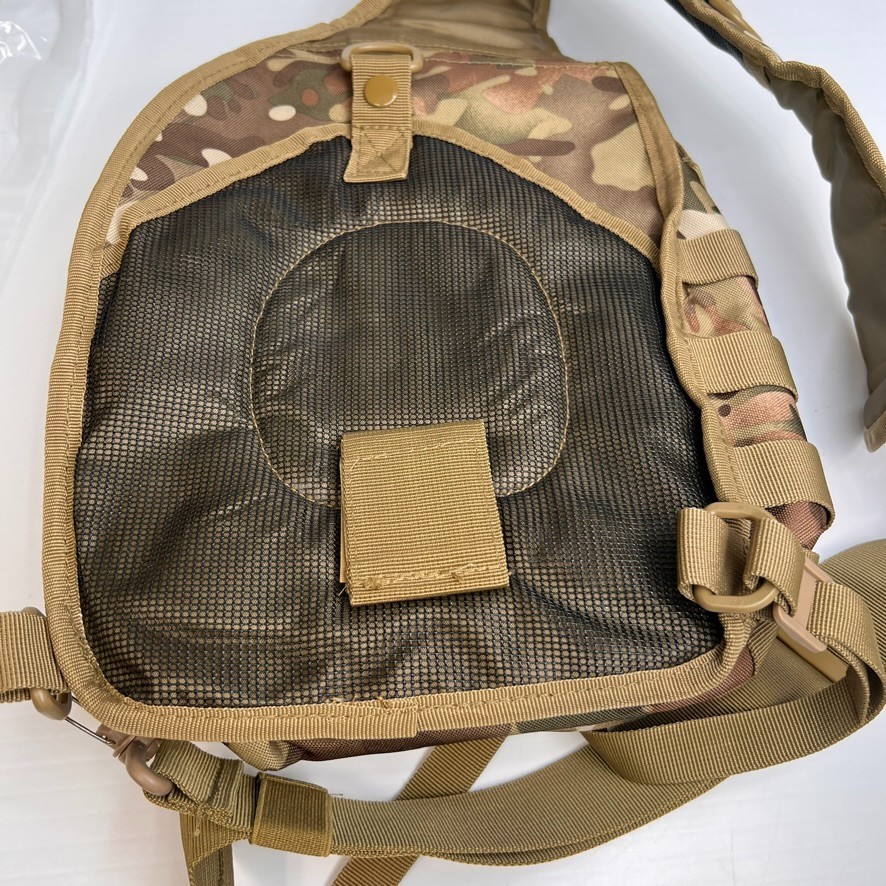 Kaufman Tactical Shoulder Bag Men Sling Molle Web Strap Camo Army Work Core Nw