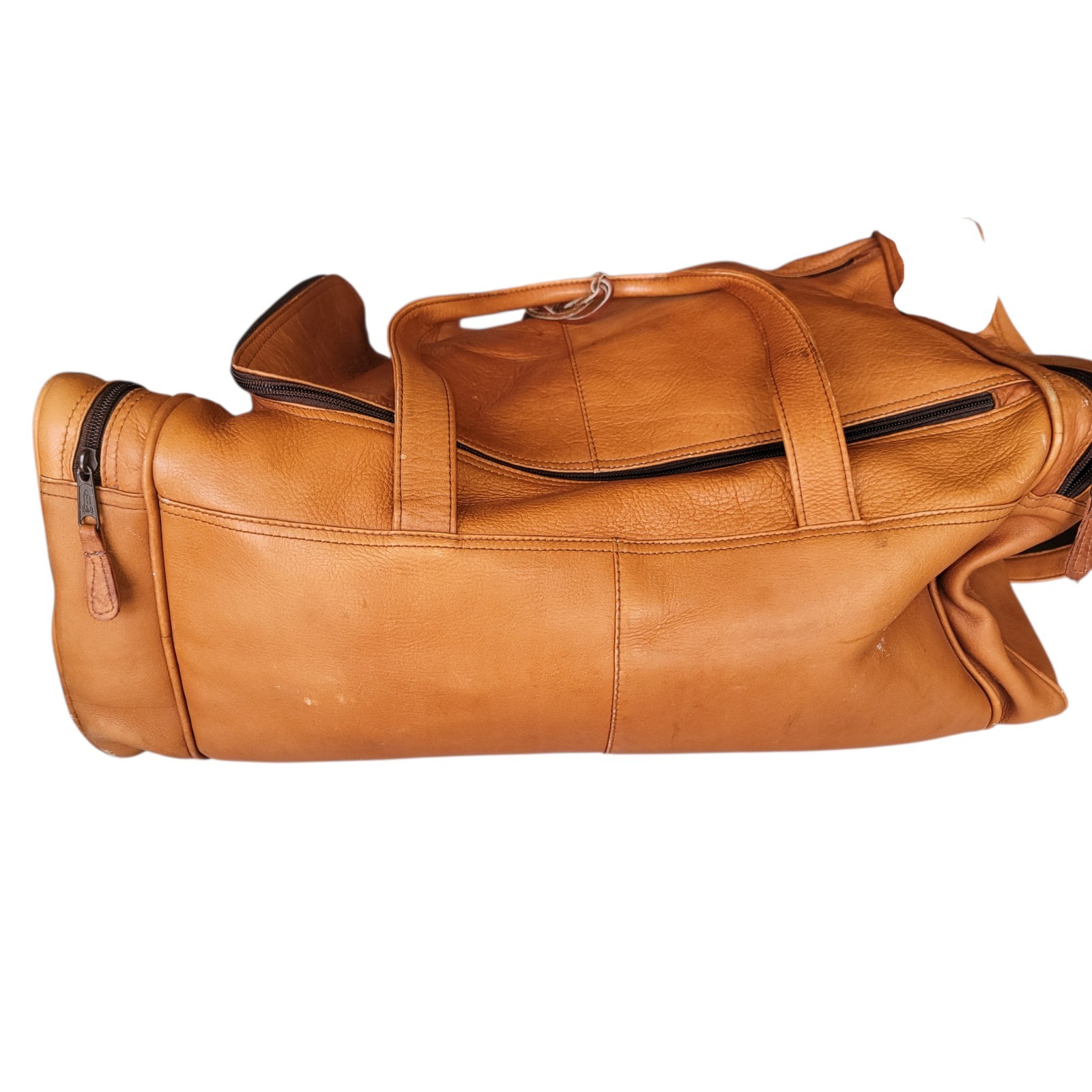 LEATHER DUFFLE BAG/WEEKENDER BAG, HANDMADE IN COLOMBIA