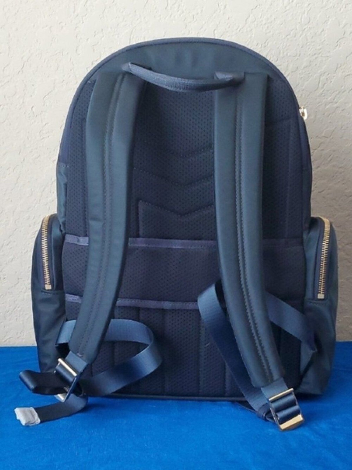 NWT Michael Kors Navy and Gold Large Prescott Men’s Backpack
