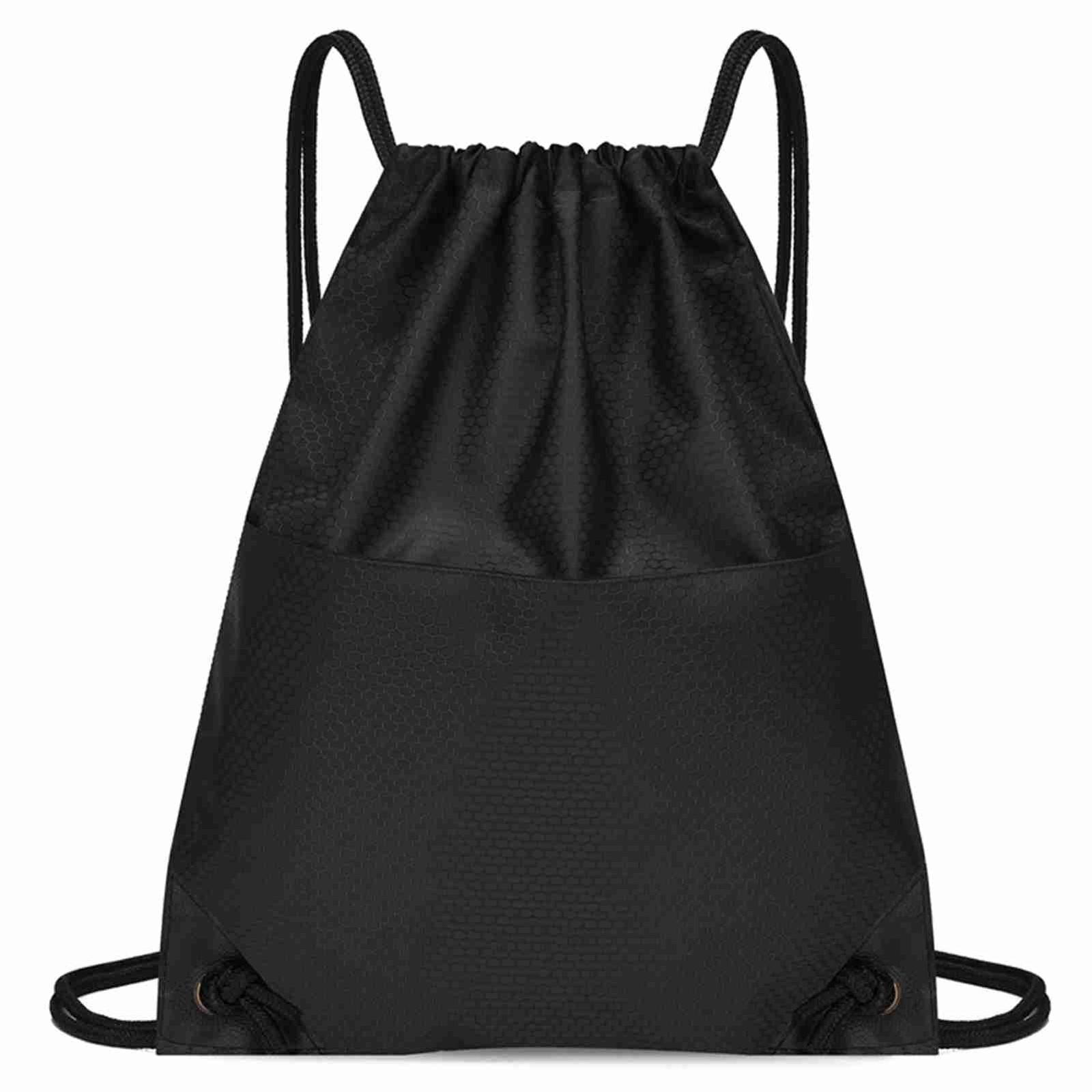 Drawstring Bag Waterproof Oxford Cloth Draw String Back Sack With Q1S5