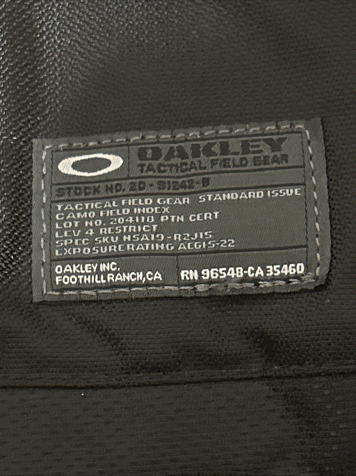 Oakley Kitchen Sink Tactical Field Gear Backpack