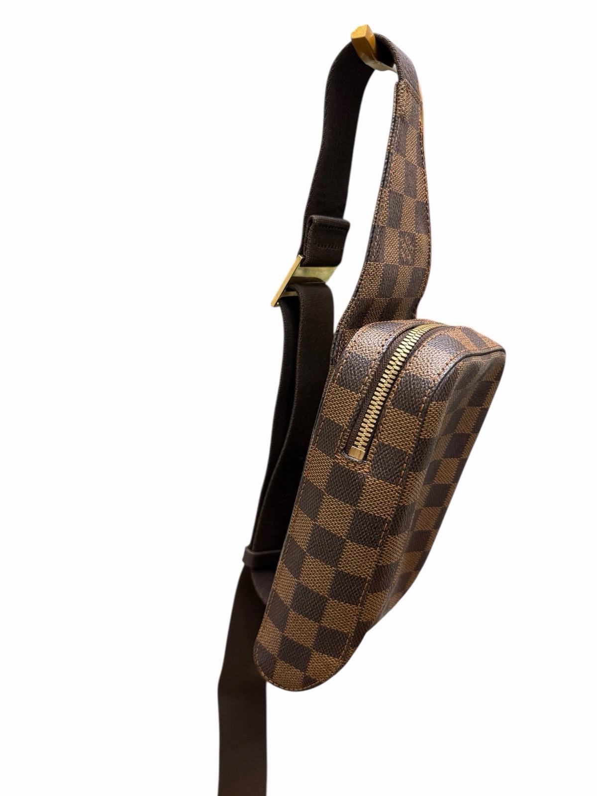 LOUIS VUITTON Damier Ebene Geronimos Shoulder Bag Authentic w Dustbag
