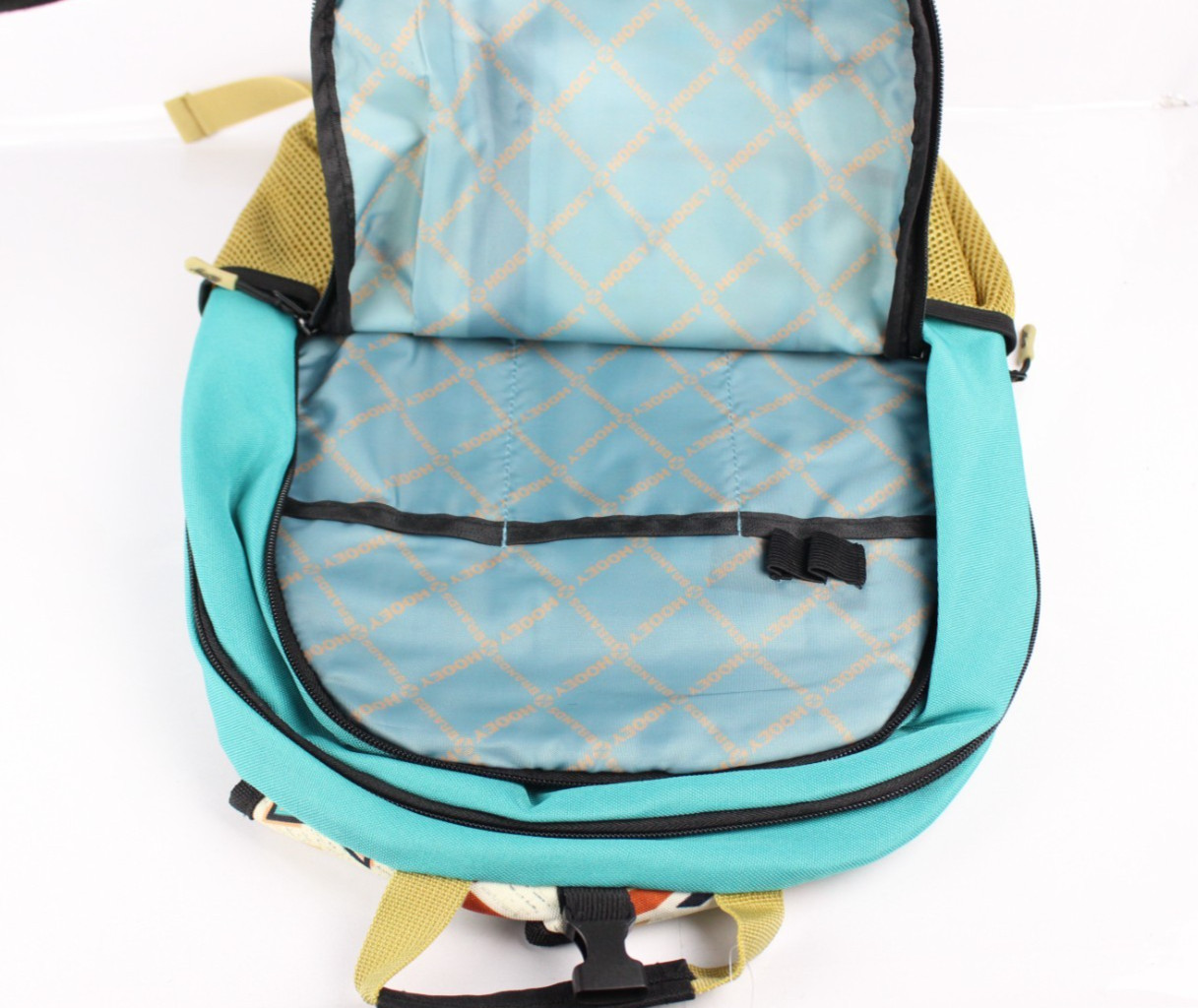 Hooey Rockstar 20L Backpack Cream Pink Aztec Pattern Turquoise Gold BP052CRTQ