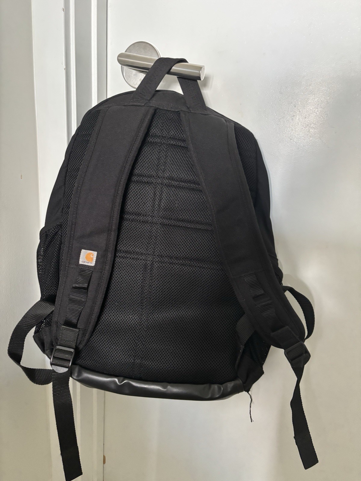 Carhartt Black Backpack Men Adjustable Strap Pockets Casual Travel Outdoor