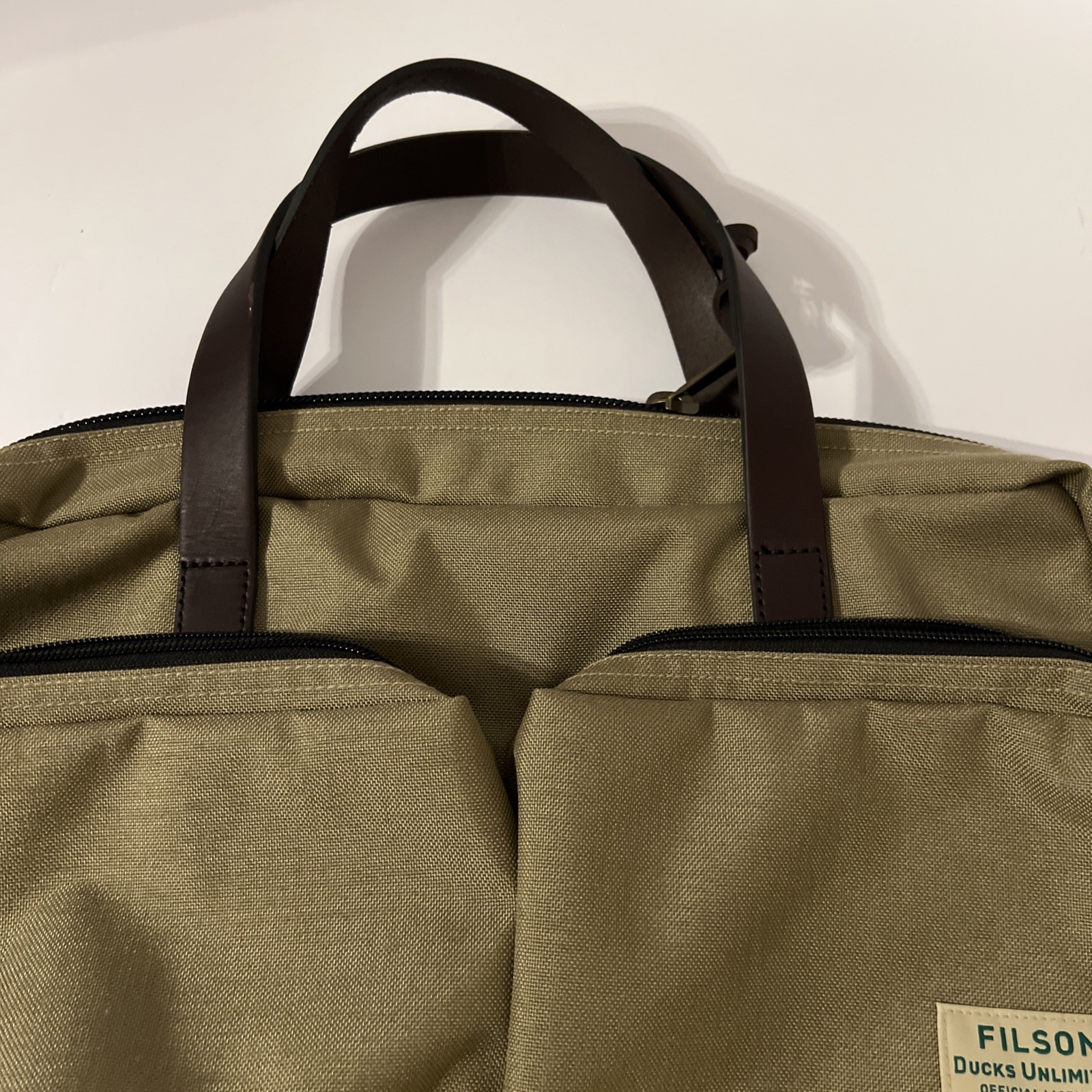 Filson Ducks Unlimited Dryden Nylon Briefcase-Great Condition