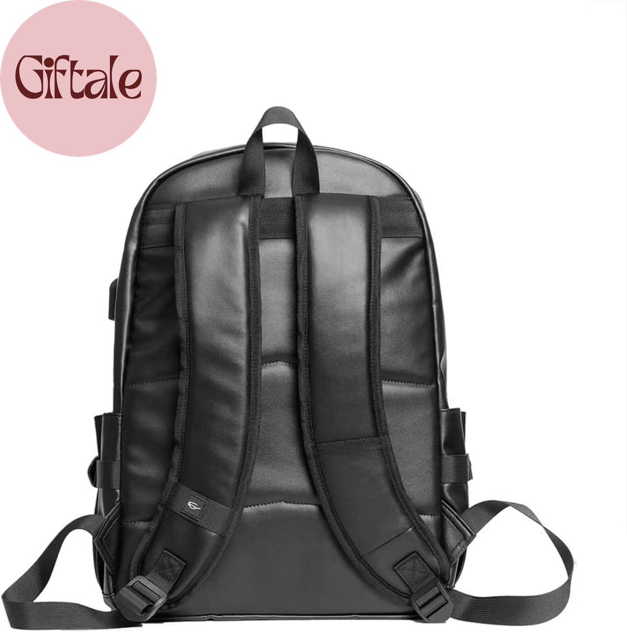 Leather Backpack School College Bookbag Leisure Business Travel Hiking Rucksack,