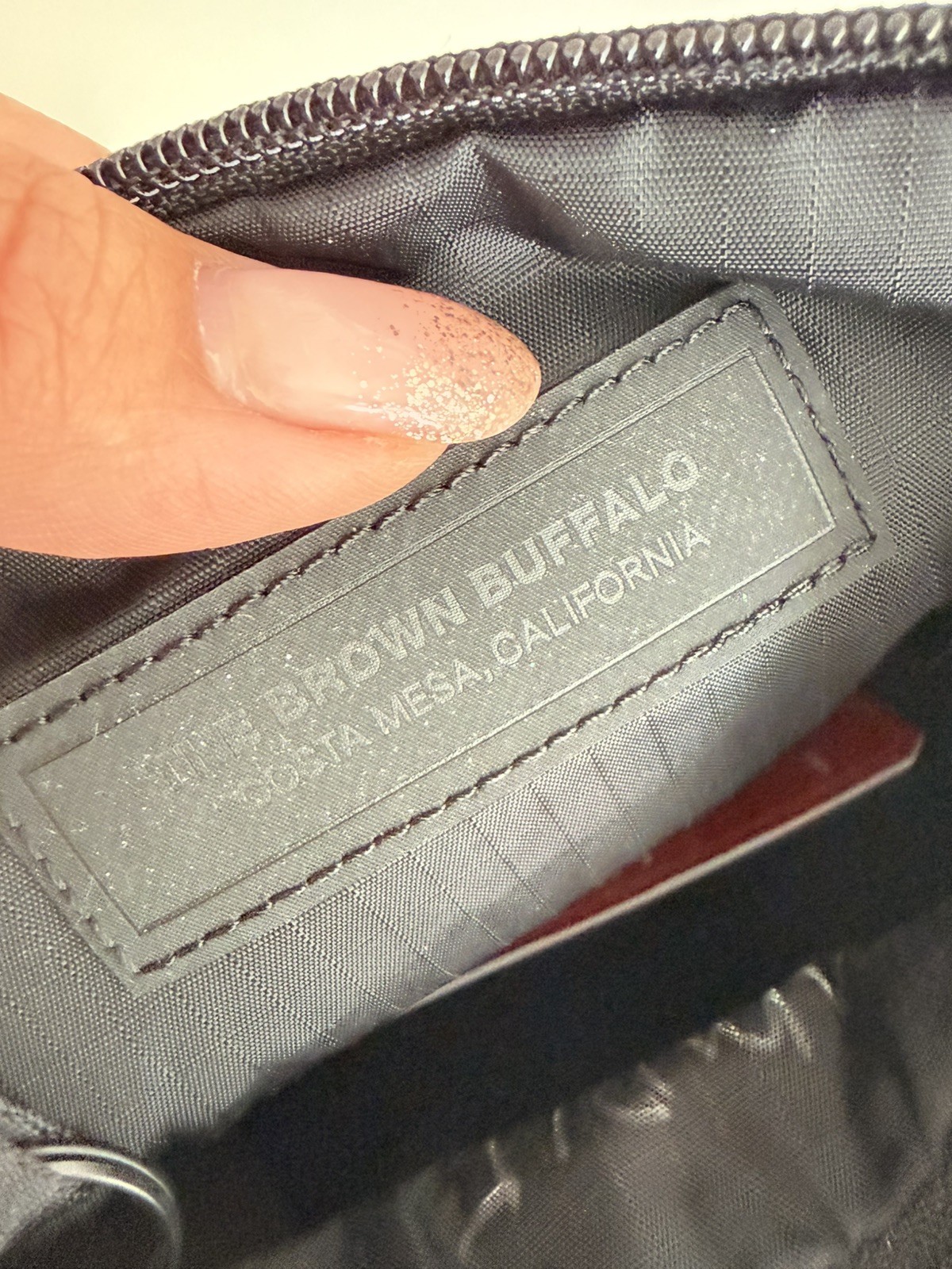 THE BROWN BUFFALO Nylon Shoulder Bag Packersling STORMPROOF TBB Sample Bag