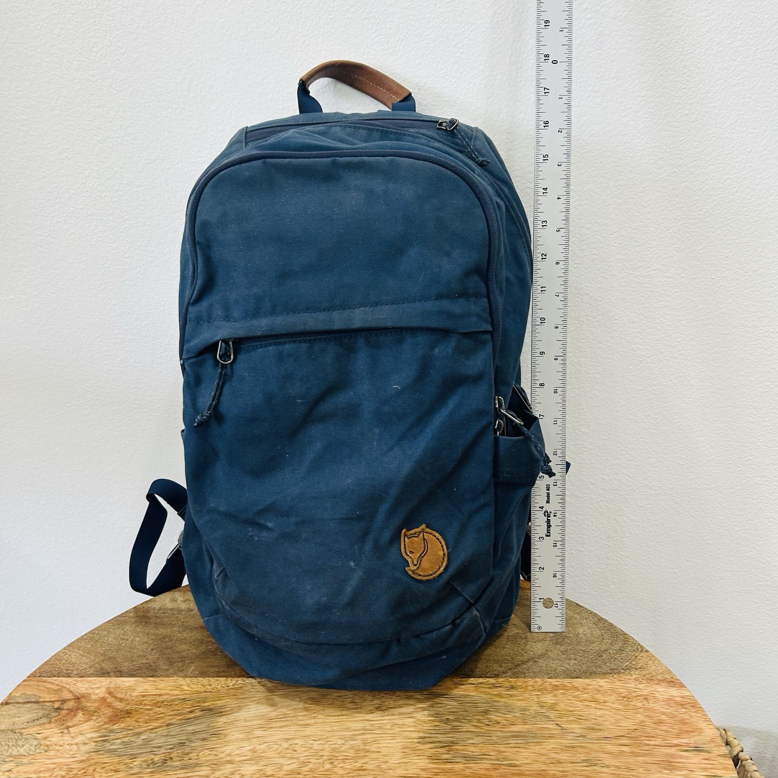 Fjallraven Raven 20L Navy Blue Backpack G1000 Fabric Medium