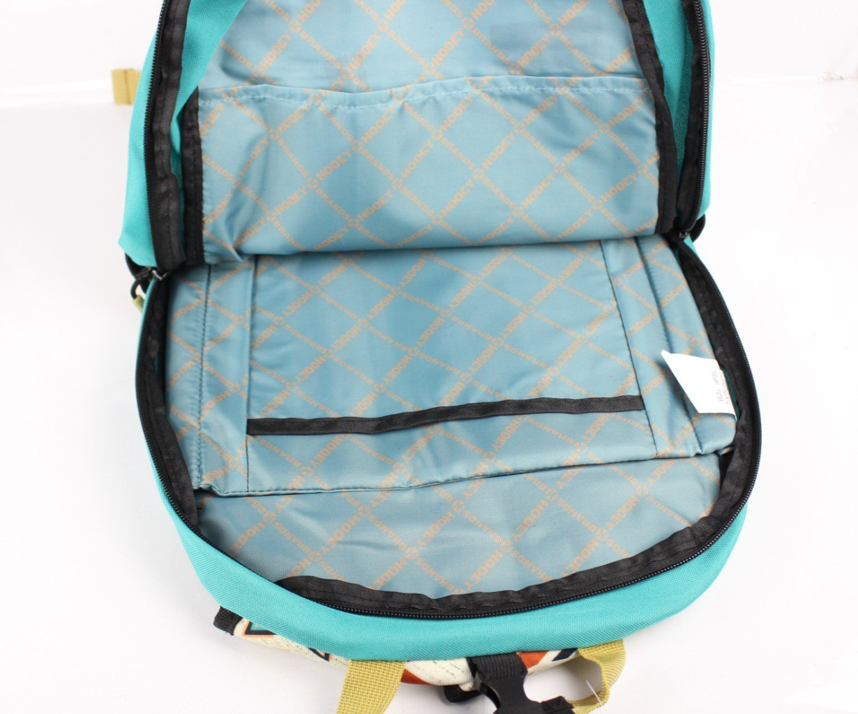 Hooey Rockstar 20L Backpack Cream Pink Aztec Pattern Turquoise Gold BP052CRTQ