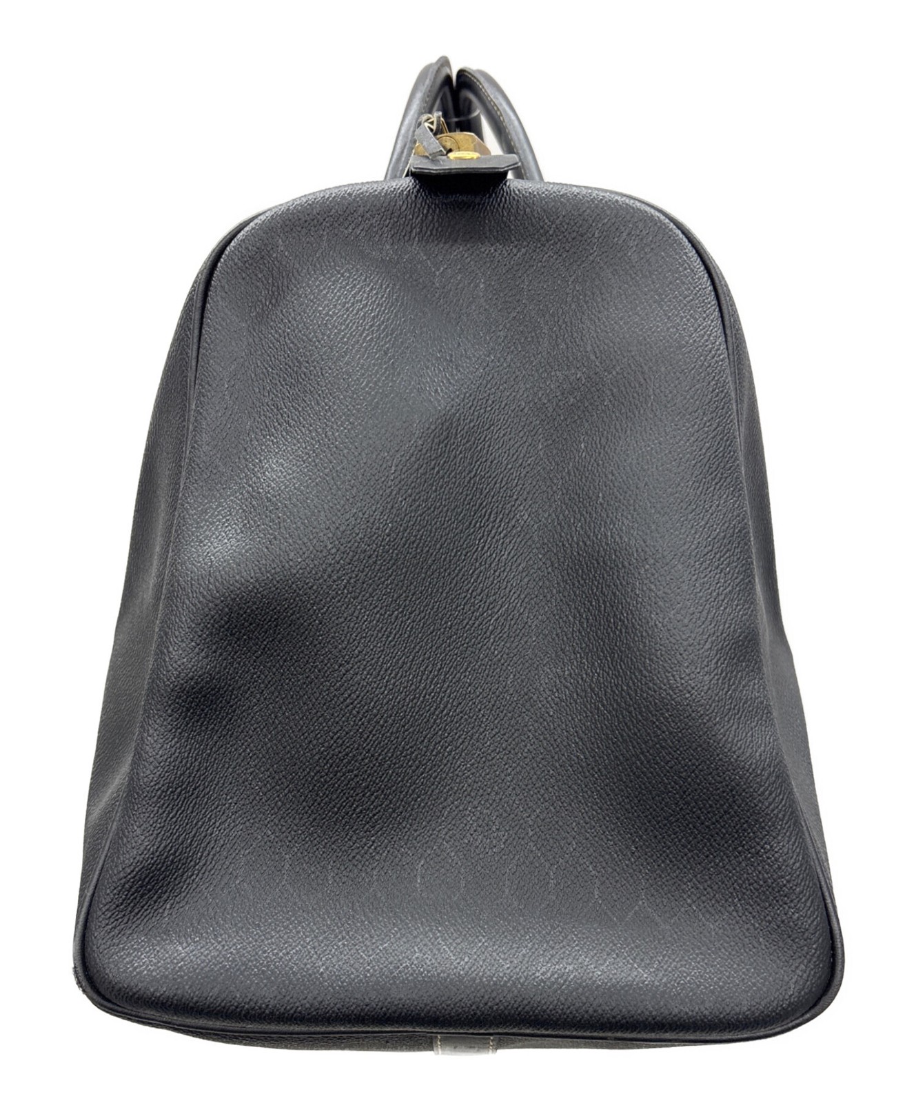Christian Dior Boston bag Black Leather Men Duffle bag Large capacity