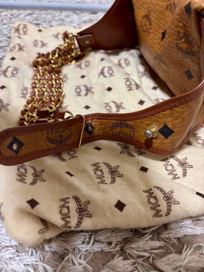 MCM Brown Shoulder Bag Waist Pouch