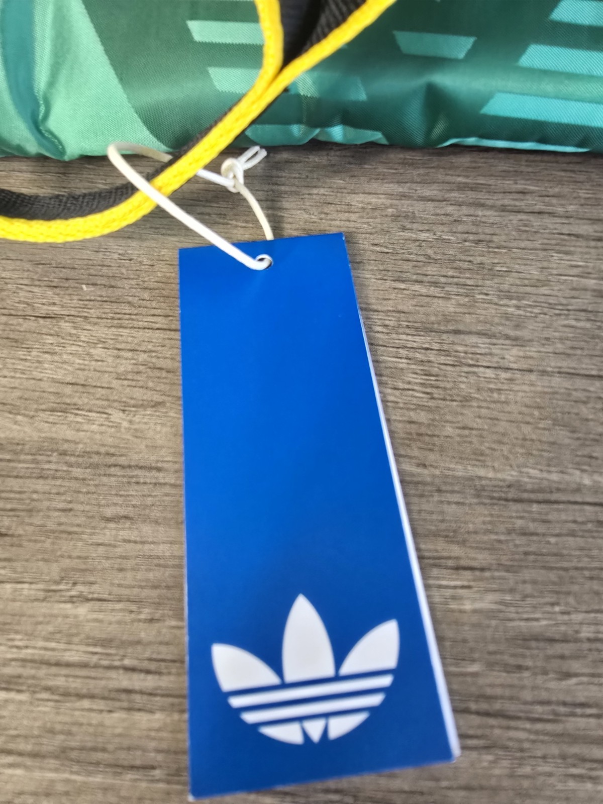 $90…Adidas Soccer Inspired Large Duffle Bag Green/White-Yellow. KE2315….