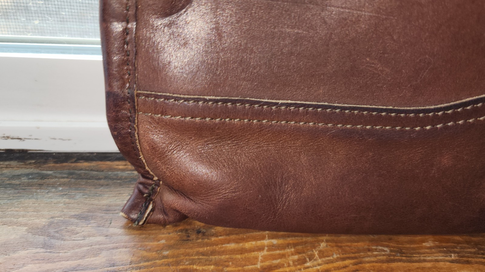 Vintage Duluth Pack Leather Attache Portfolio Folder Professional Zipper Bag