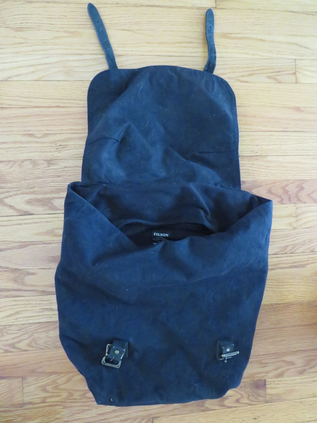 Filson Backpack, Rucksack, Ranger Style, Waxed Cotton, Leather, Canvas, USA Made