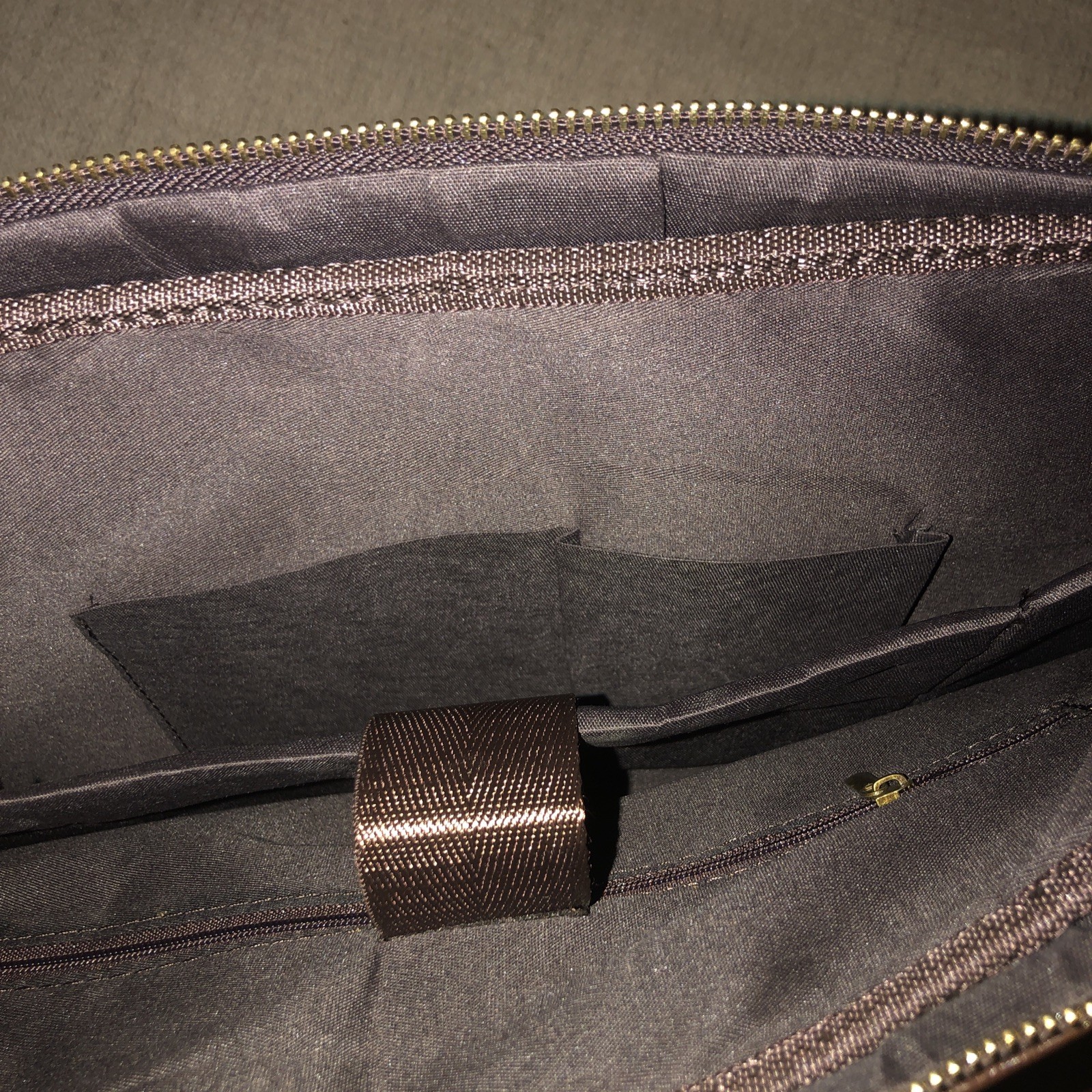 Fonmor Genuine Leather Briefcase Bag Coffee Brown Business Laptop Bag Law Office