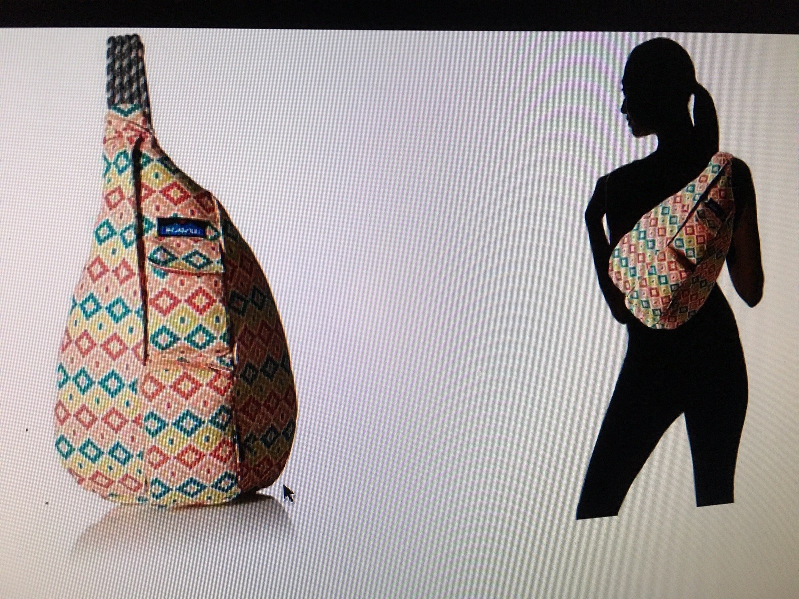 Kavu Rope Bag “Spring Montage” Backpack New With Tag (923-754)
