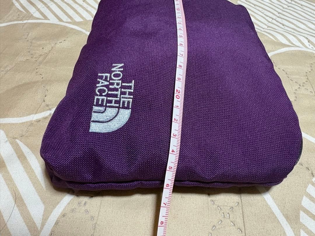 THE NORTH FACE Purple Tote Bag Collapsible Travel Pouch 23x15cm Lightweight