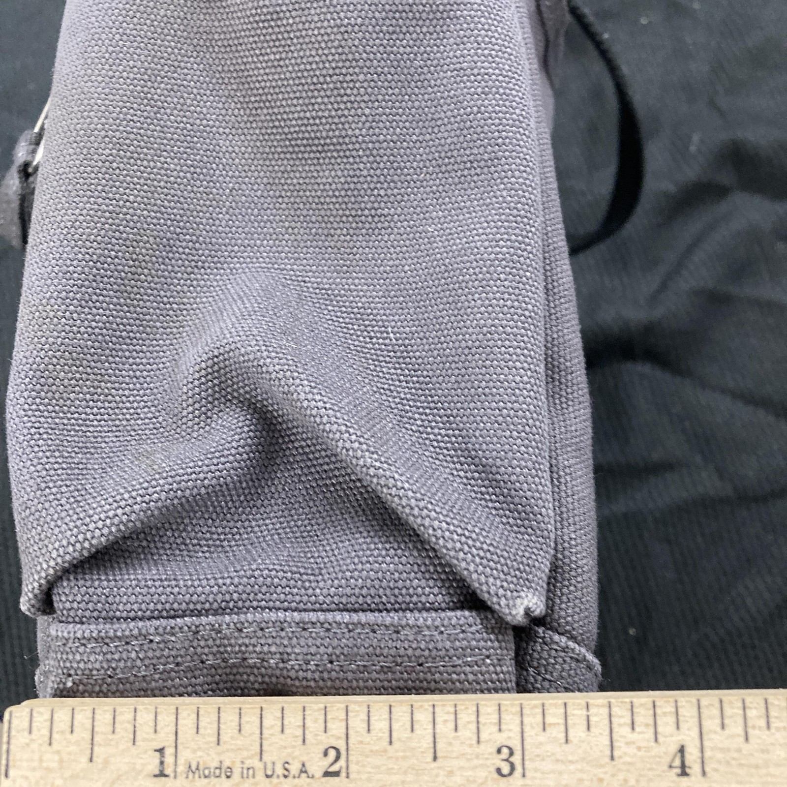Duluth Trading Co Crossbody Bag Mens Medium Gray Canvas Travel Utility Shoulder