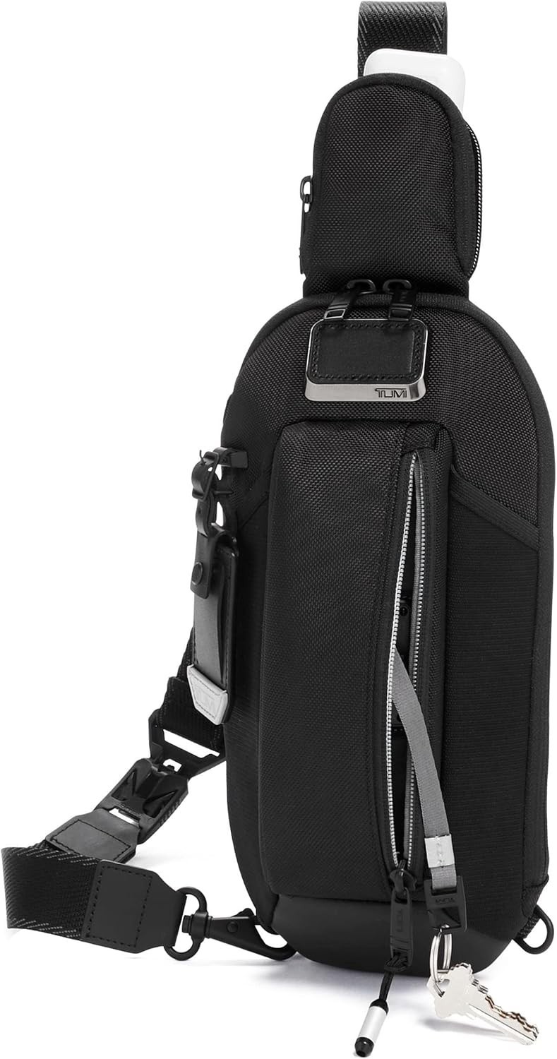 NEW TUMI Alpha Bravo Esports Pro Sling Crossbody Bag Black Travel EDC Outlet