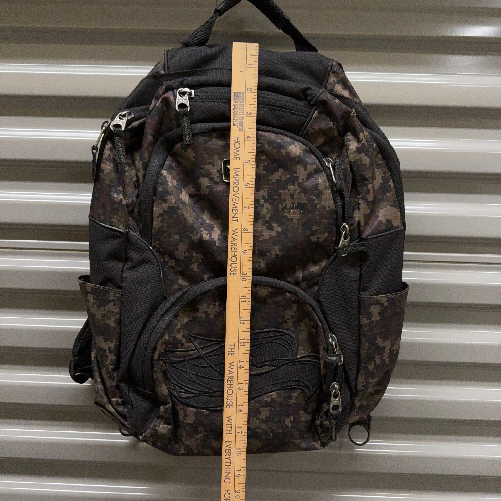 Tony Hawk Explosion Backpack Adult Green Digital Camo Outdoor Travel Hiking