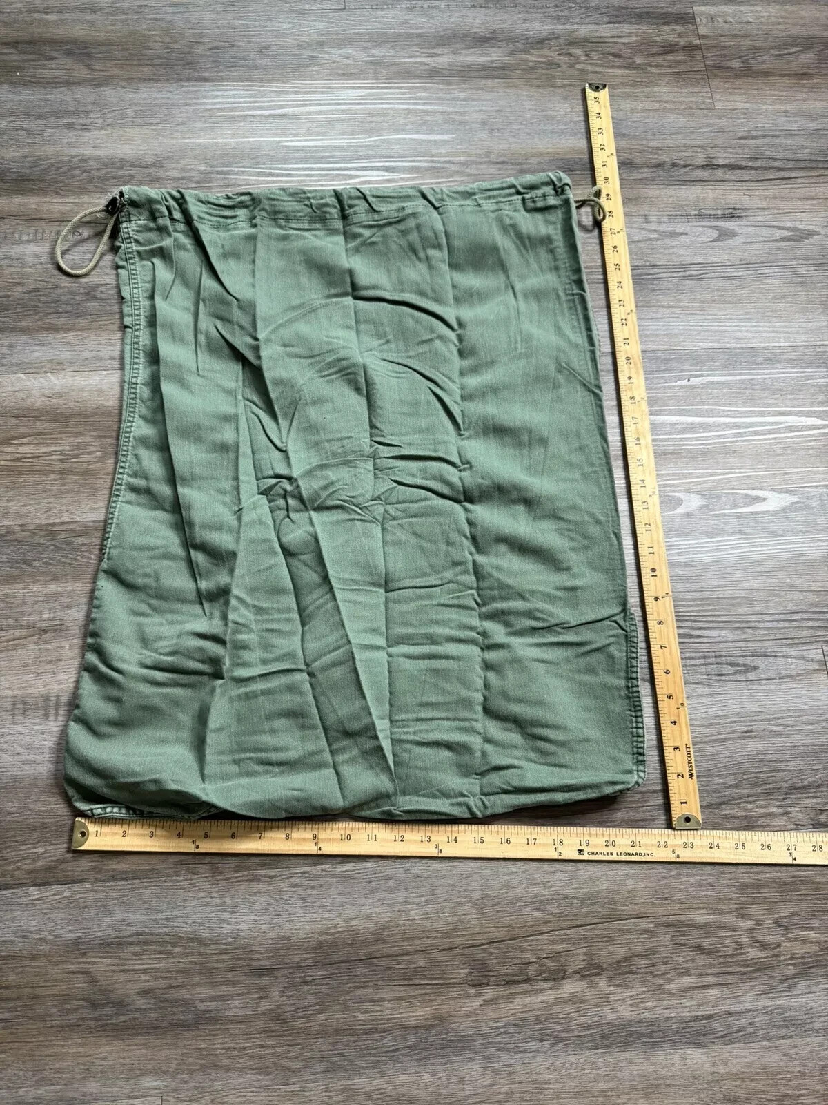 Barracks Cotton Canvas Laundry Bag USGI US Military ODG NO WRITING EXCELLENT