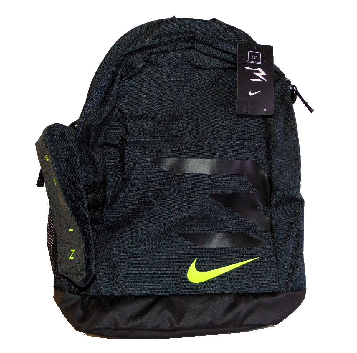 Nike 3BRAND Russell Wilson Backpack Anthracite Volt 15 Laptop Sleeve NWT