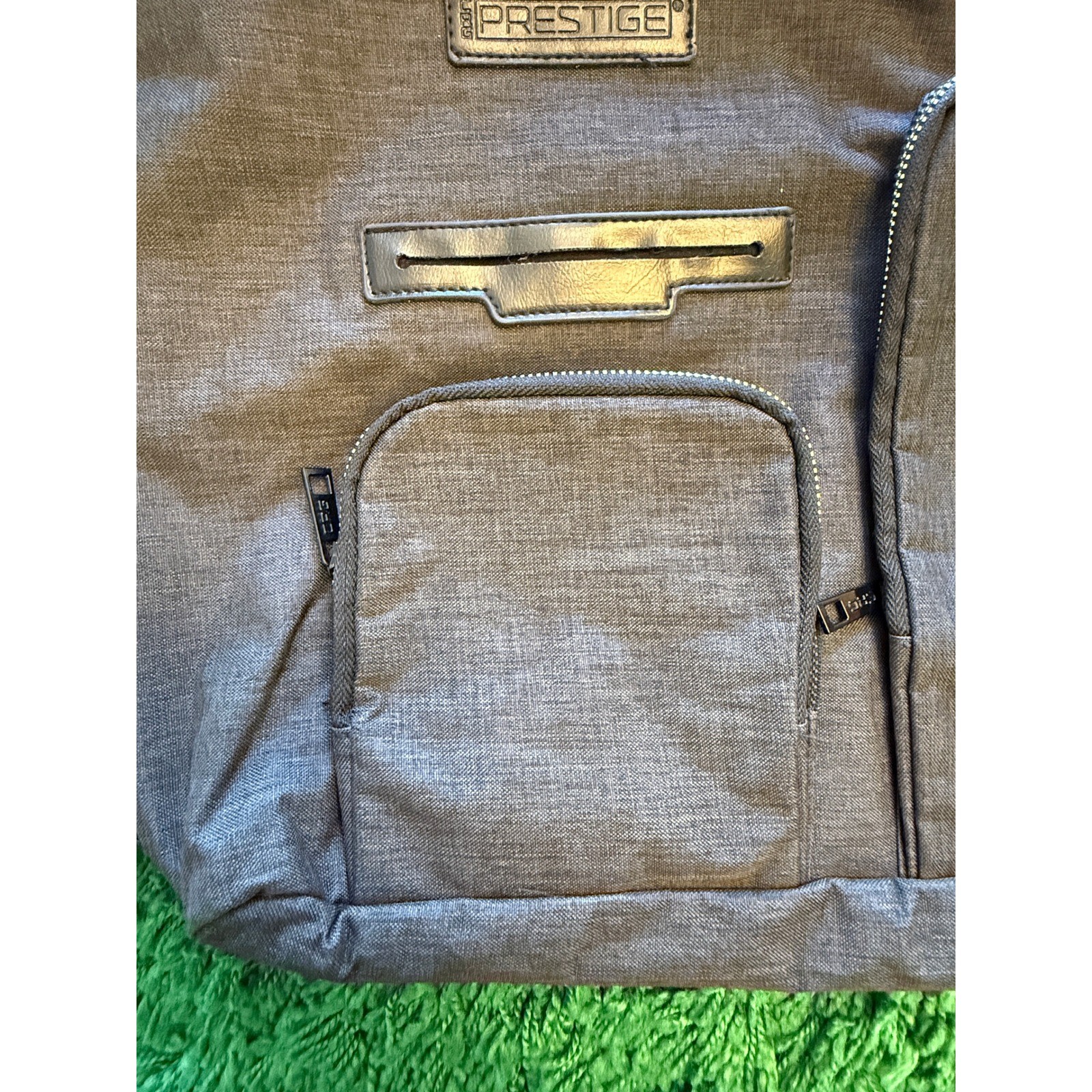 Prestige Messenger Bag Unisex Large Grey Excellent Crossbody Laptop Travel Case