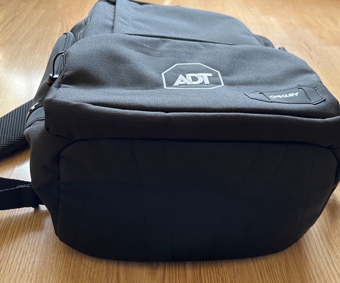 NEW! Oakley Black Backpack Laptop Bag with ADT Company Logo Nice!