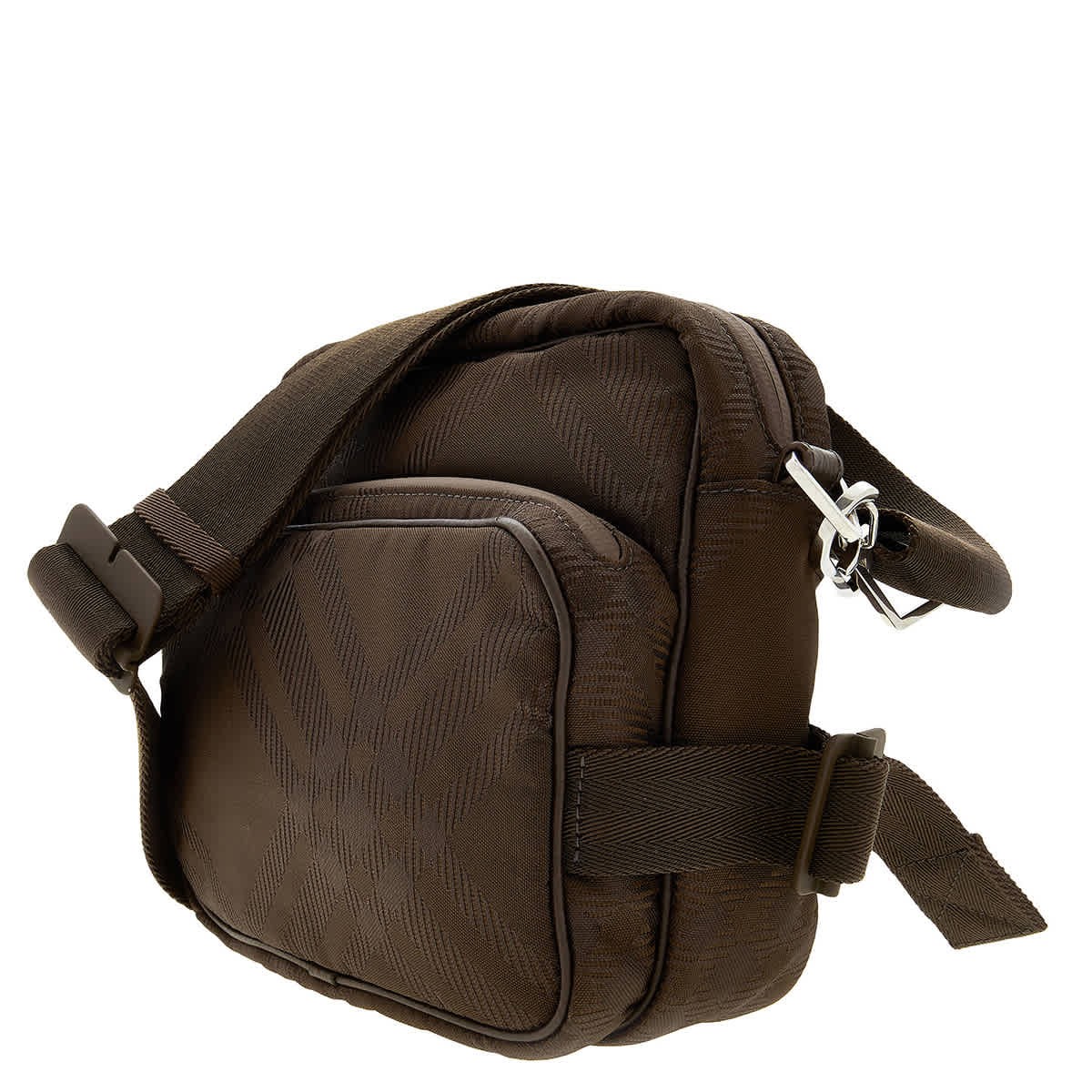 Burberry Checked Jacquard Zipped Shoulder Bag 8092199