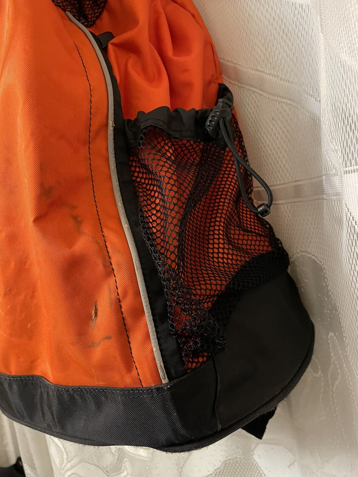 Gear For Sports Orange Travel Drawstring Sling Back Tote Bag. USED SEE PHOTO’s