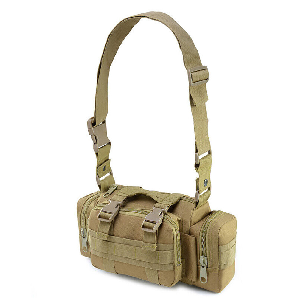 Outdoor Military Tactical Backpack Waist Pack Bag Molle Camping Hiking Pouch