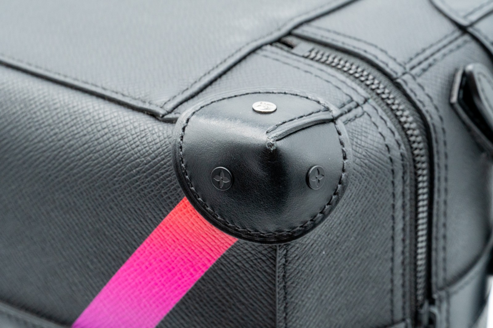 Louis Vuitton Soft Trunk PM Rainbow Taiga Black Backpack Multicolor LV M30337