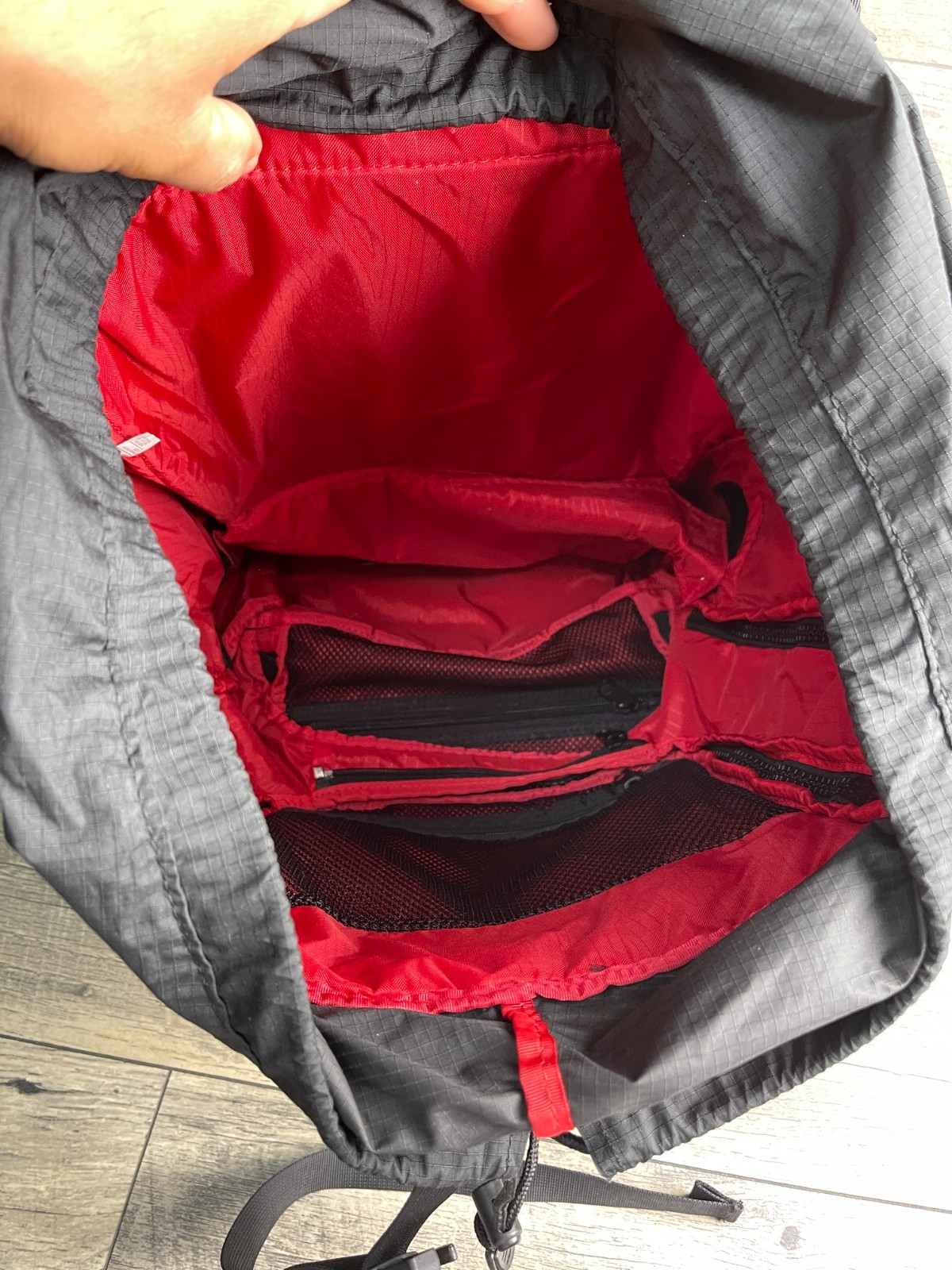 Nike Backpack SB Eugene Black Nylon Zip Outer Pockets Adjustable Strap Shoulder