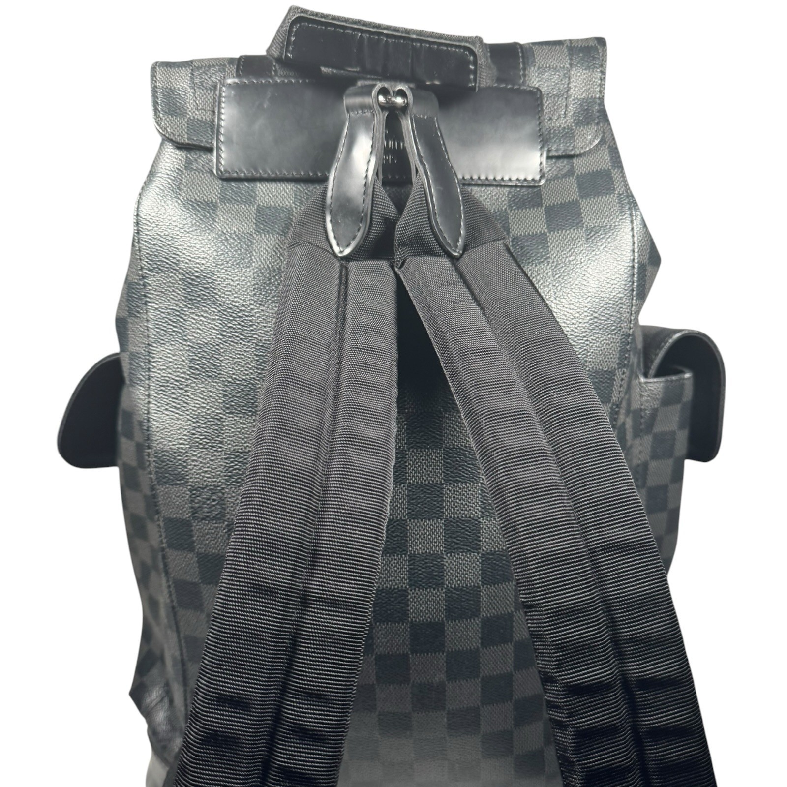 Louis Vuitton Christopher PM MM Damier Graphite Backpack N41379 Original Tags