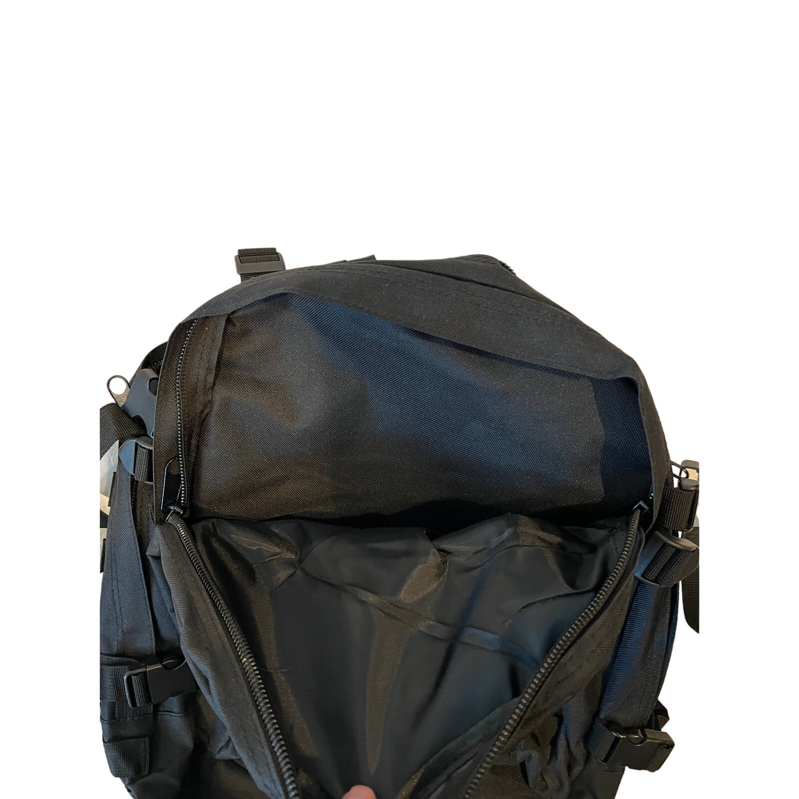 Generic No Brand Black Tactical Backpack