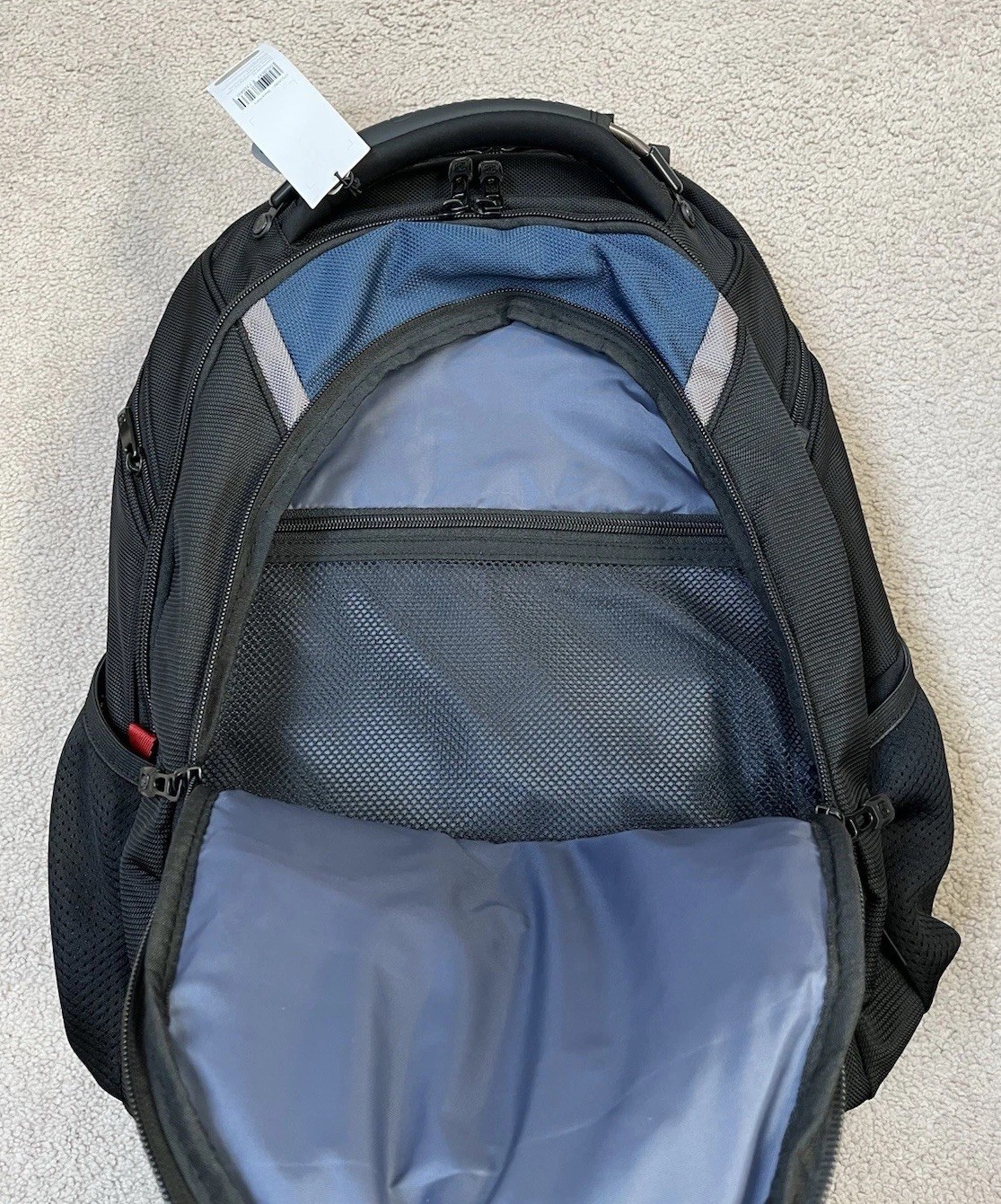 Swissgear Ibex Backpack for 17″ Laptop Navy Blue Red Black NEW WITH TAGS