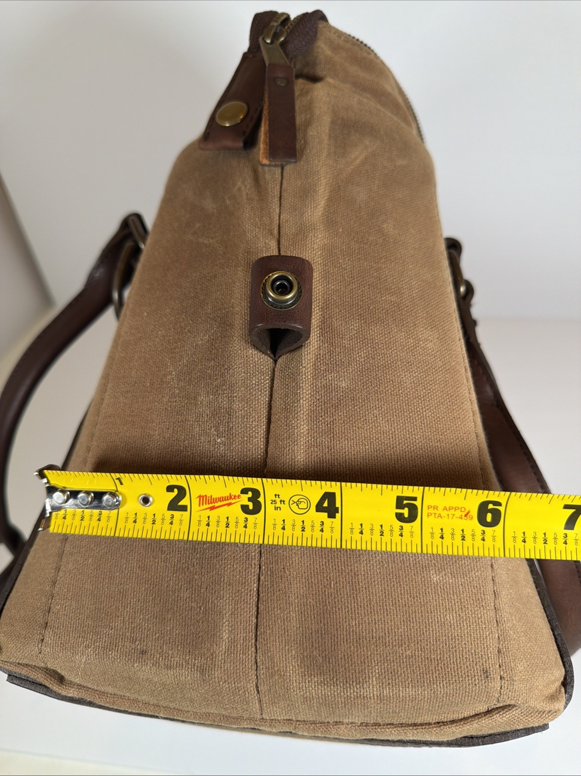 Mission Mercantile White Wing Waxed Canvas Cooler Weather Resistant NWT